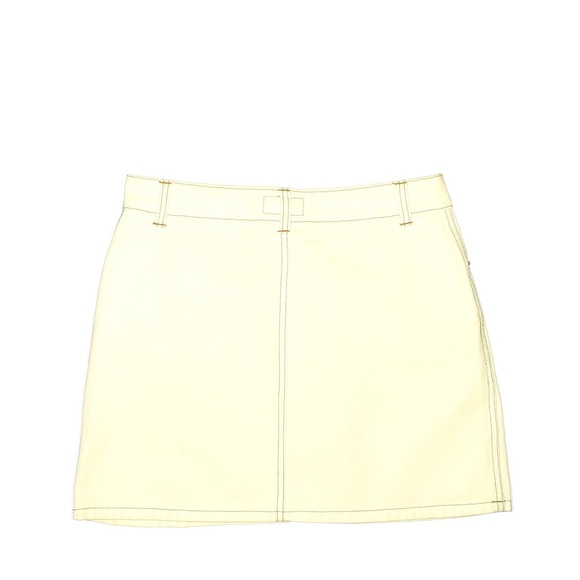 NWOT Premium Designer Transit Par-Such Yellow Denim Skirt in Size XL - Picture 2 of 2